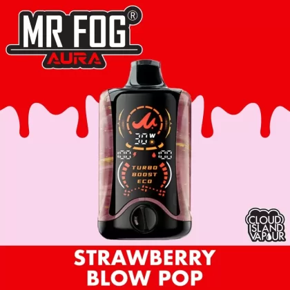 MR FOG AURA 60K Disposable Vape – Strawberry Blow Pop