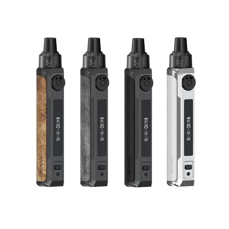 Smok RPM Pod Kit 25 Watts (900 mAh) - Beige White (Leather), Black (Leather) - Image 2