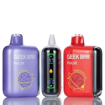 Geek Bar Pulse 15000 Puffs Dual Mesh Disposable Vape - 16ML - Peach Lemonade