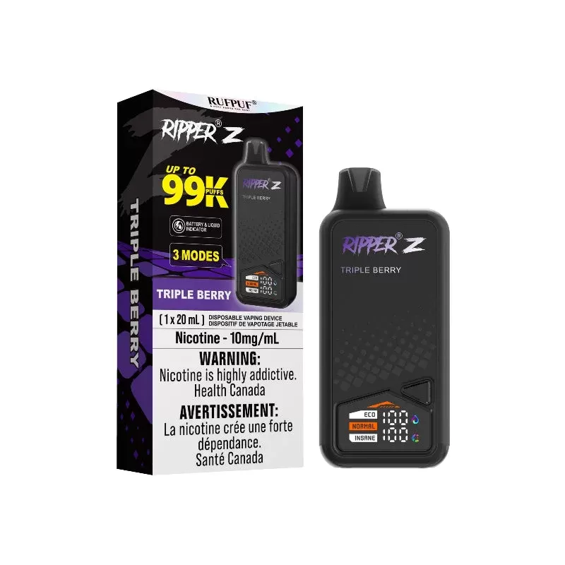 Ripper Z Triple Berry 10mg 99k Disposable Vape