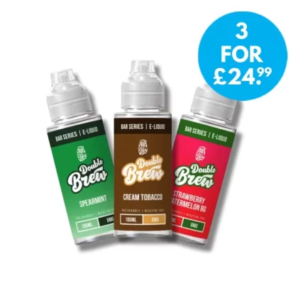 0mg Double Brew Bar Series XL 100ml Shortfill - Vape Co
