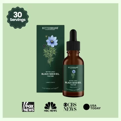 BetterLungs® Black Seed Oil Tincture