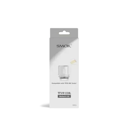 Smok TFV9 Replacement Coils (0.15Ω, 5-Pack) - Meshed 0.15Ω Coil