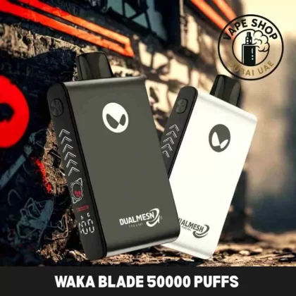 Waka Blade 50000 Puffs Disposable Vape buy in Dubai - Banana Ice, Blue Razz Blackberry (3F3202)