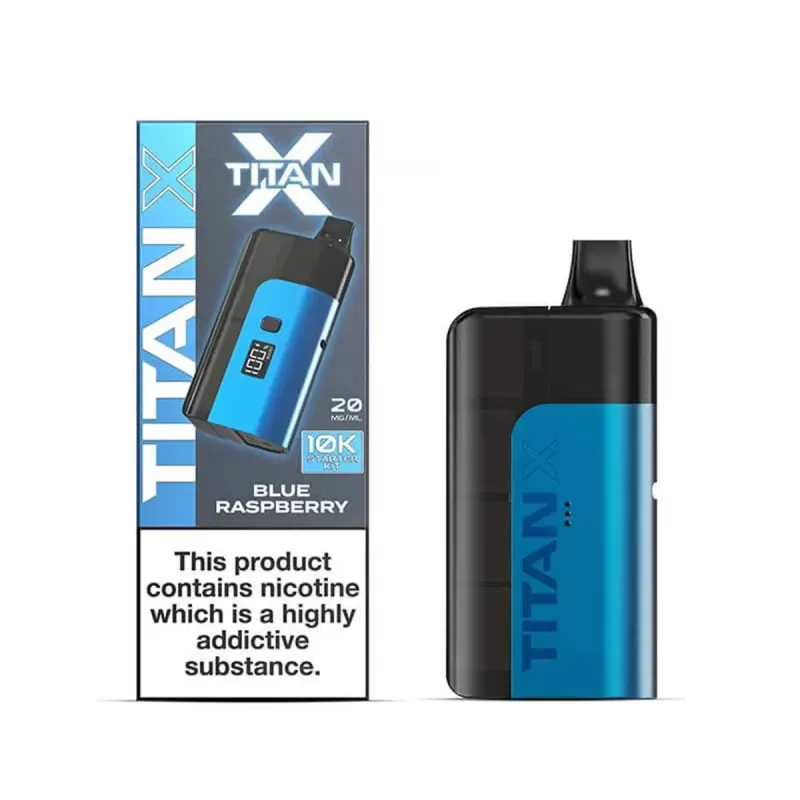 Titan X 10000 Puffs Prefilled Pod Vape Kit - Lemon Ice - Image 3