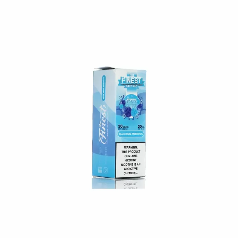 The Finest Blue Razz Menthol Salt Nic 30ml - Image 3