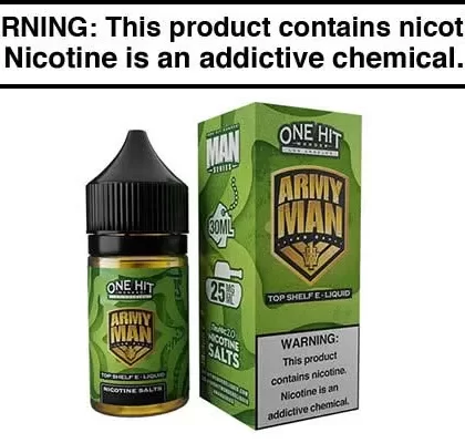 ARMY MAN BY ONE HIT WONDER SALT 30ML - Vapejuice
