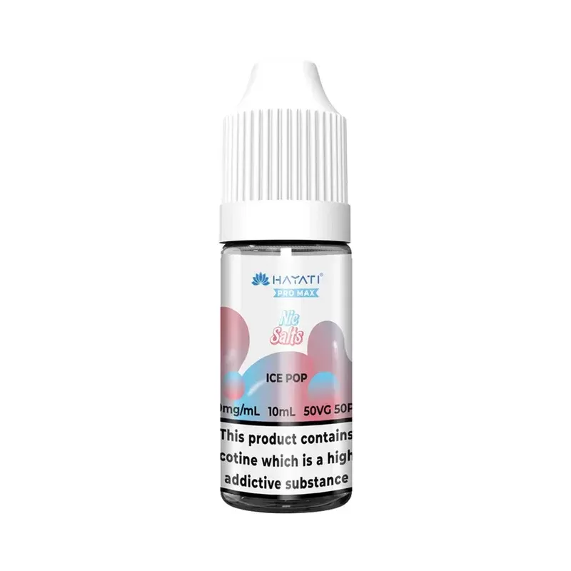 Hayati Pro Max Ice Pop Nic Salt E Liquid - Nicotine Strength#20mg>10mg
