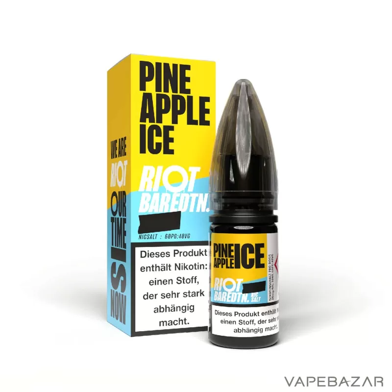 Riot Salt Bar Liquid – Pineapple Ice - 20mg/ml, 10mg/ml; Riot Saltbar; Ananas - Image 3