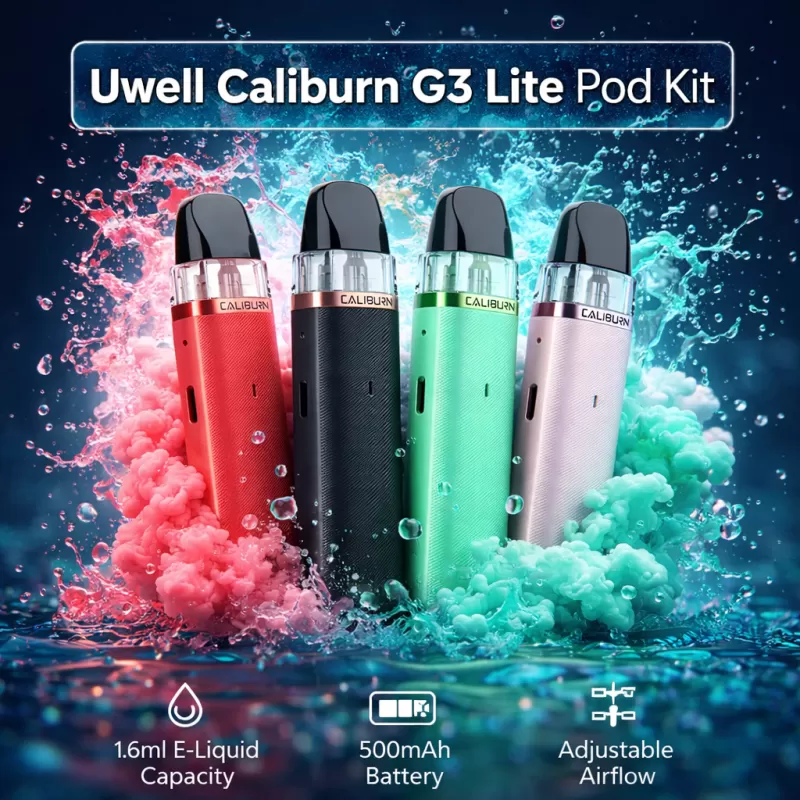 Uwell Caliburn G3 Lite Pod Kit - Mint Green / 0.4ohm (3ml)