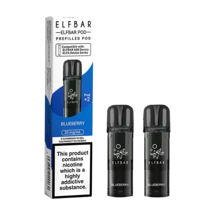 Blueberry Elfbar 600 Pods - Ecigwizard