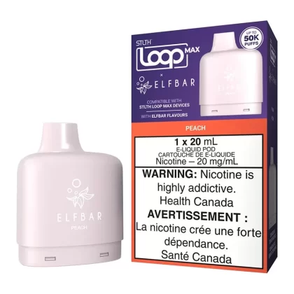 STLTH Loop Max X Elf Bar E-Liquid Pod Pack – Peach 20ml