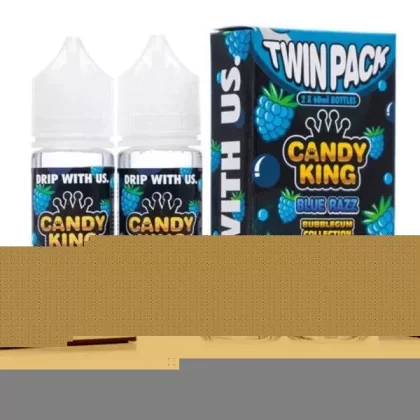 Blue Razz Twin Pack – Bubblegum Collection By Candy King – 2x50ml 0mg