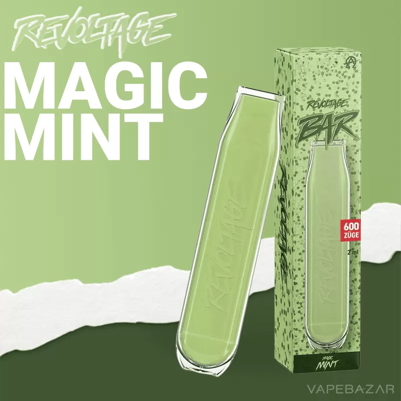 Revoltage Bar – Magic Mint - Aupo; 20mg/ml, Nikotinfrei; Vape Product - Image 2