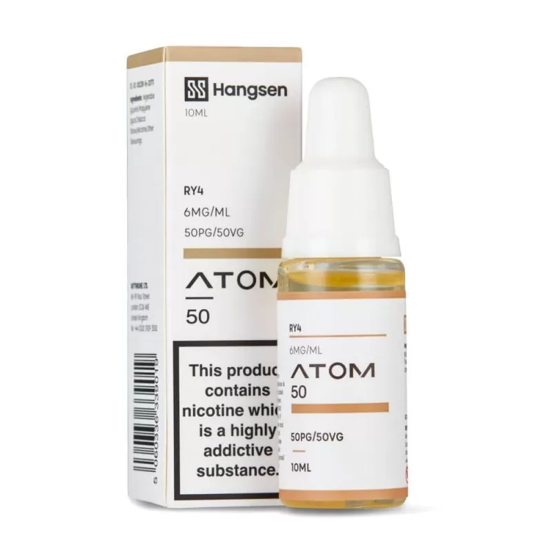 RY4 Tobacco E-Liquid Atom 50 Series by Hangsen (10ml) - 18mg