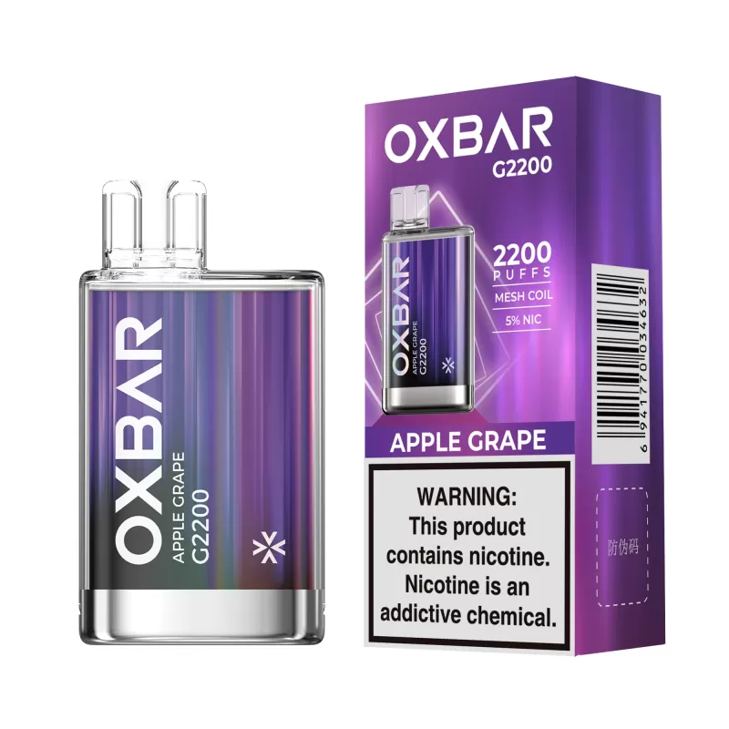 OXBAR G2200 Disposable Device – 2200 Puffs x 10 PCs - 10pcs (Bundle Pack) / Blueberry Sour Raspberry - Image 2