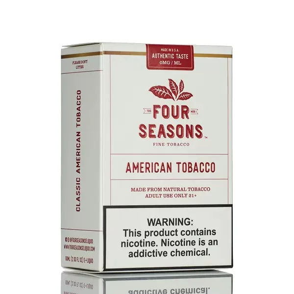 Four Seasons - No Nicotine Vape Juice - 60ml - Menthol - Image 3