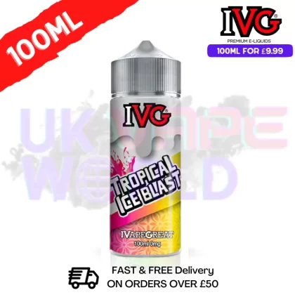 Tropical ICE BLAST IVG Shortfill Juice (NEW) 100ML Eliquid