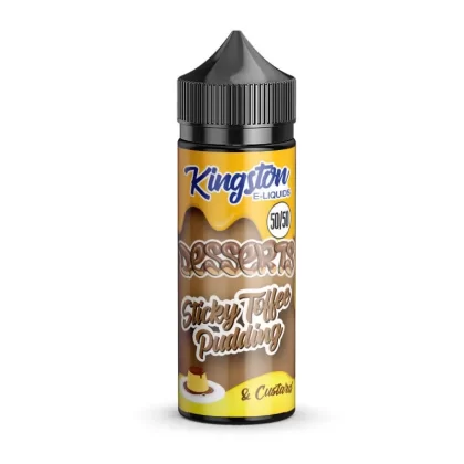 STICKY TOFFEE PUDDING E LIQUID KINGSTON 50/50 DESSERTS 100ML 50VG