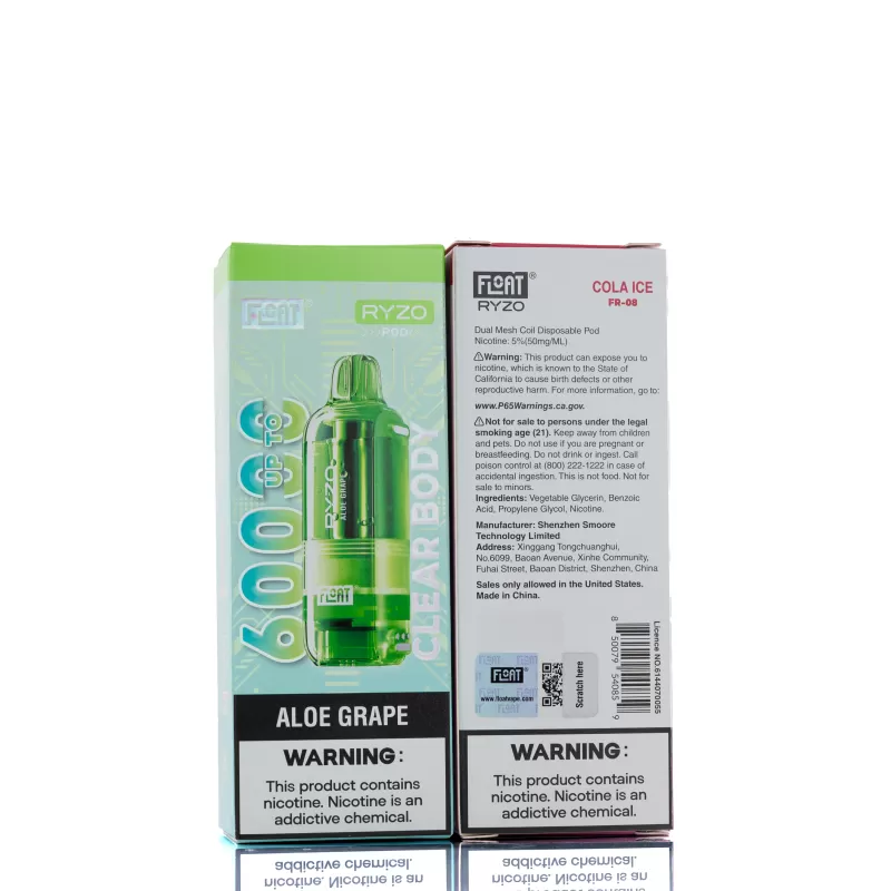 Float Ryzo 60K Disposable Vape Pods - Blue Razz - Image 3