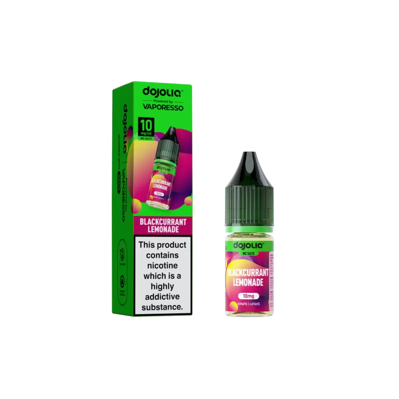 DojoLiq Blackcurrant Lemonade 10ml Nic Salt E-Liquid by Vaporesso - 10mg - Image 2