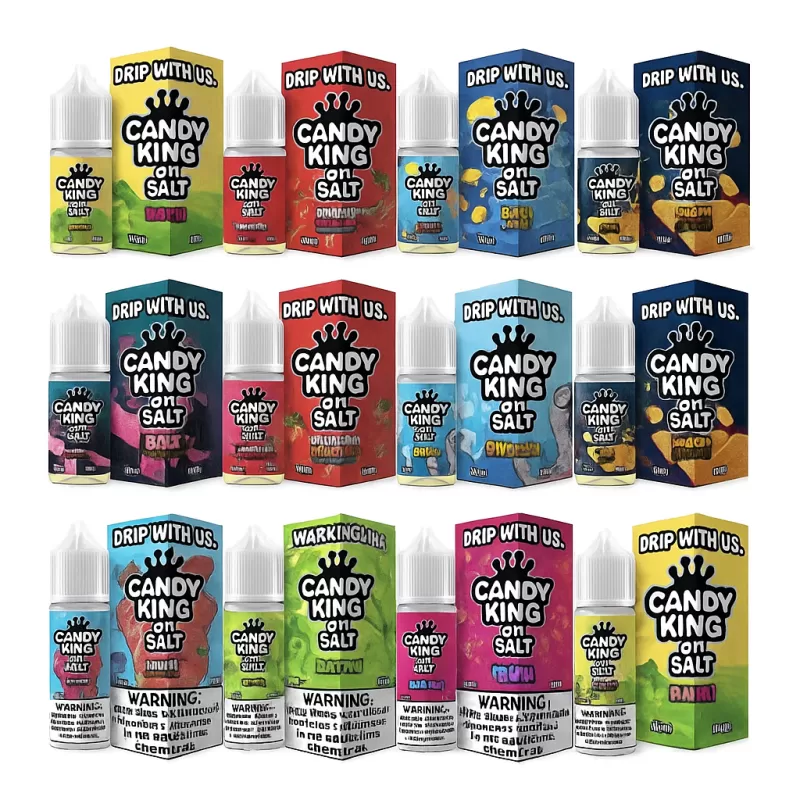 Candy King On Salt Nic Premium E-Liquid 30ml - Tropic (Bubblegum Collection) / 50mg - Image 2