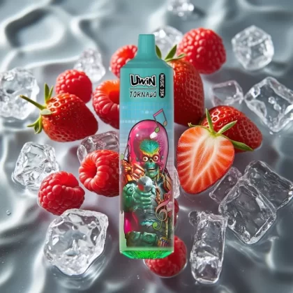 Uwin Tornado 35K Music Disposable Vape Strawberry Raspberry Cherry Ice 600mAh Type-C 0/2/3/5% Nicotine - Bangvapeaustralia