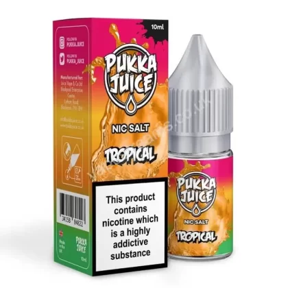 Tropical by Pukka Juice Nic Salt E-Liquid - Vapestreams Co