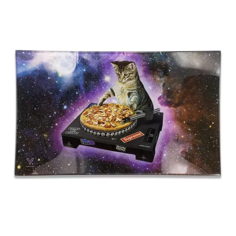 V Syndicate Pussy Vinyl Glass Rolling Tray – 10.5in - Length#10.5>7.5