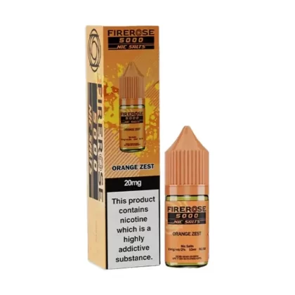 Firerose Nic Salt E-Liquid Orange Zest - Nicotine Strength#10mg>20mg