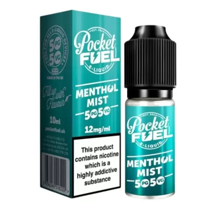 Menthol Mist 50/50 E-Liquid by Pocket Fuel (10ml) - 3mg