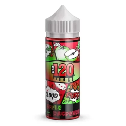 Team 120 Apple Raspberry 100ml – vape juice utan nikotin - Team 120 / No / 100ml / 30/70