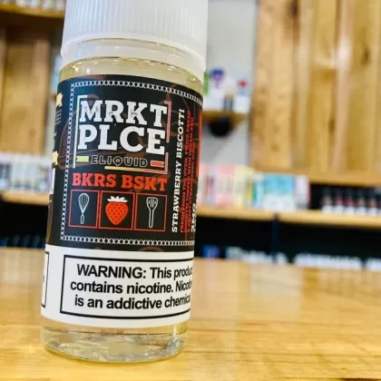 BKRS BSKT – Strawberry Biscotti 100ML - Nicotine level#0mg>3mg>6mg