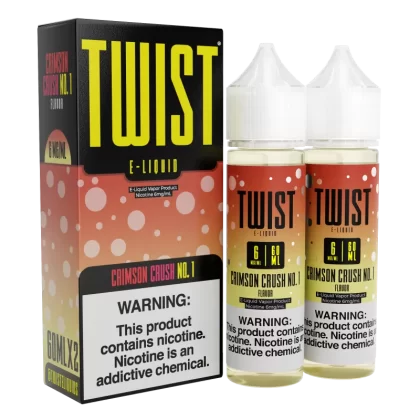 TWIST E-Liquid - Crimson Crush No.1 - 120ML E-Liquid (Twin 60ML Pack)