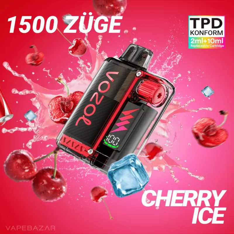 Vozol Vista Plug – Cherry Ice Starter Kit - Pod Kit; La Fume; 2ml + 10ml
