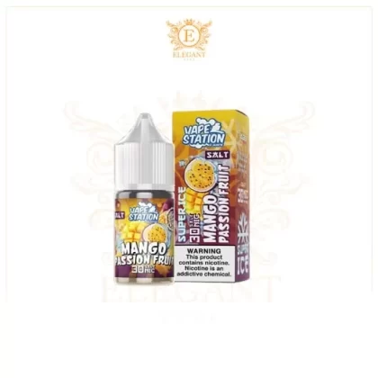 VAPE STATION MANGO PASSION FRUIT SUPER ICE SALT ELIQUID