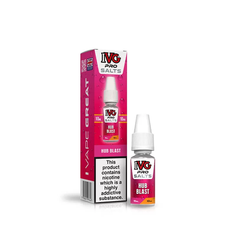 IVG Pro Salts Hub Blast 10ml E-Liquid - 20mg