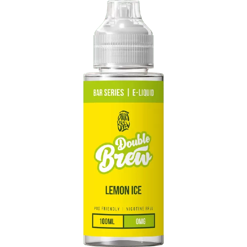 Ohm Brew Double Brew 100ml Shortfill E-Liquid Lemon Ice