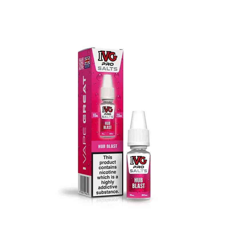 IVG Pro Salts Hub Blast 10ml E-Liquid - 20mg - Image 2