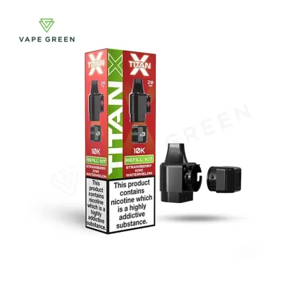 Strawberry Kiwi Watermelon Prefilled Pod Refill Kit by Titan X