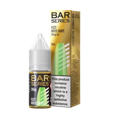 Bar Series Fizzy White Grape Gold Salts 10mg & 20mg Nicotine E-Liquid - Vapourdays Co