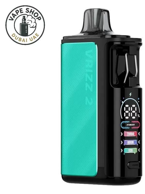 VOOPOO Vrizz 2 Pod Kit 30W 1350mAh 15ml Buy in DUBAI - Azure, Black Leather (201145) - Image 2