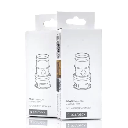 ASPIRE ODAN COILS, Mesh 0.18Ω, 0.2Ω & 0.3Ω Replacement Deco Vape Coils (3pk)