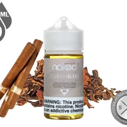 Cuban Blend Naked 100 Tobacco 60ml - Vape Product, Vape Product; NCDOR