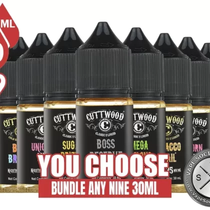 Cuttwood Salt Bundle 9x30ml (270ml)