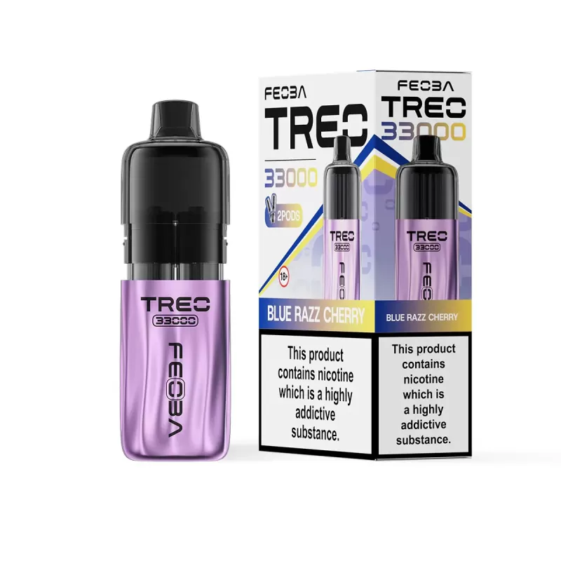 Feoba Treo 33K Prefilled Pod Vape Kit - Juicy Grape - Image 2