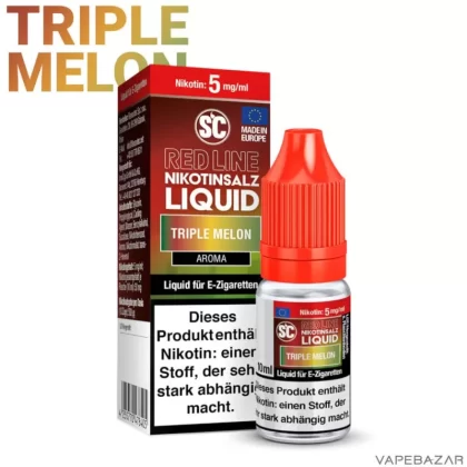 SC Red Line Nikotinsalz Liquid – Triple Melon - Vapebazar