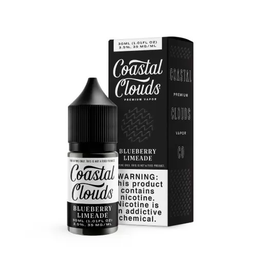 Coastal Clouds Salt E-liquid – Blueberry Limeade 30ml
