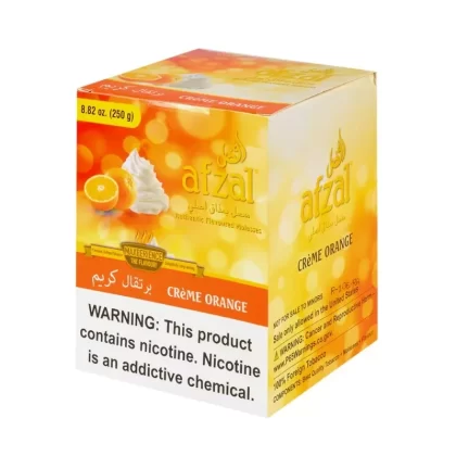 Afzal Creme Orange Hookah Shisha - Size#250g