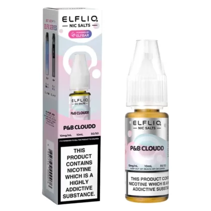 Cotton Candy Ice (P&B Cloudd) Nic Salt E-Liquid by Elf Bar Elfliq (10ml) - 5mg
